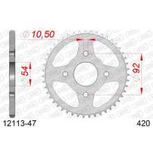 AFAM 2026/04 ZĘBATKA TYLNA 4570 47 YAMAHA TZR 50 / X-POWER '96-'06, MBK X-POWER 50 '00-'06 (JTR1078.47) (ŁAŃC. 420)