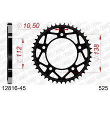 AFAM 2026/04 ZĘBATKA TYLNA 4684 45 YAMAHA MT-09 '21-'24, TRACER 9 / 9 GT '21-'24, XSR900 (MTM890) '22-'24 (JTR1877.45) (ŁAŃC. 525)