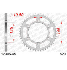 AFAM 2026/04 ZĘBATKA TYLNA 866 45 YAMAHA XT 660 R/X 04-14, XT 600Z 08-12 (JTR855.45) (ŁAŃC. 520)