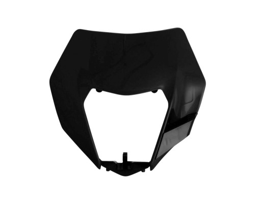 КРИШКА ПЕРЕДНЬОГО ФАРА POLISPORT KTM EXC / EXC-F / XC-W / XCF-W 125/150/200/250/300/350/450/500 '14-'16 ЧОРНА (МОДЕЛЬ OEM)