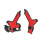 ЗАХИСТ РАМИ ACERBIS X-GRIP HONDA CRF 250 L '21-'24, CRF 300 L '21-'26, CRF 300 RALLY '21-'24 ЧЕРВОНІ / ЧОРНІ