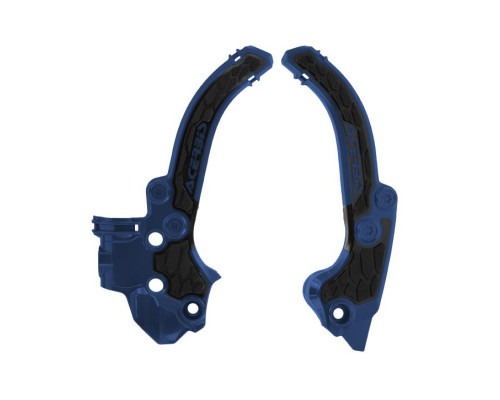ACERBIS X-GRIP FRAME GUARDS KTM SX 50 '24-'26, GAS GAS MC 50 '24-'26, HUSQVARNA TC 50 '24'-26 КОЛІР СИНІЙ / ЧОРНИЙ