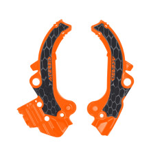 ЗАХИСТ РАМИ ACERBIS X-GRIP KTM SX 65 '24-'26, GAS GAS MC 65 '24-'26, HUSQVARNA TC 65 '24'-26 КОЛІР ПОМАРАНЧЕВИЙ / ЧОРНИЙ