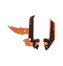 ЗАХИСТИ РАМИ ACERBIS X-GRIP KTM SX 85 '25-'26, GAS GAS MC 85 '25-'26 ПОМАРАНЧЕВИЙ / ЧОРНИЙ