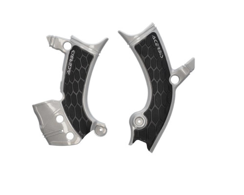 ЗАХИСТ РАМИ ACERBIS X-GRIP YAMAHA YZ 250 F '24-'26 (YZF 250), YZ 450 F '23-'26 (YZF 450), FANTIC XXF 250 / 450 '26, XEF 250 / 310 / 450 '26 КОЛІР СІРИЙ / ЧОРНИЙ