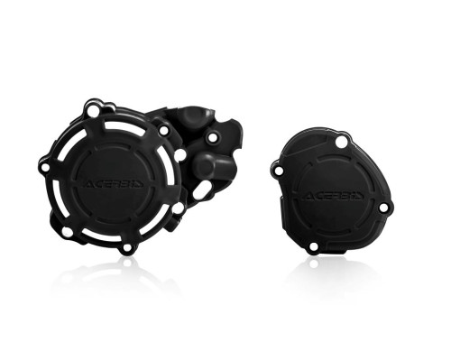 КРИШКА ДВИГУНА ACERBIS (ЗЧЕПЛЕННЯ ТА ГЕНЕРАТОРА) X-POWER YAMAHA YZ 125 '05-'26, FANTIC XE / XX 125 '21-'26 ЧОРНА