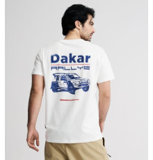 DIVERSE EXTREME TEAM - ФУТБОЛКА DKR CAR РАЛІ "ДАКАР" БІЛОГО КОЛІРУ, РОЗМІР M