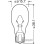 Лампочка OSRAM W16W 12V 16W, W2.1X9.5D, SV8.5-8, помаранчева - 1 шт.