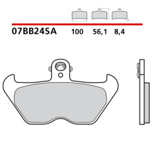 BREMBO 2026/05 KH407 SINTER SA ГАЛЬМІВНІ КОЛОДКИ ПЕРЕДНІ (ECE R90)