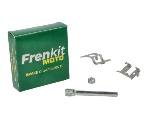 FRENKIT MOTO 2026/05 NISSIN ФІКСУЮЧІ ПЛАСТИНКИ, ШТИФТИ ТА КОМПЛЕКТ ЗАХИСТУ ПЕРЕДНЬОГО ГАЛЬМІВНОГО СУПОРТА KAWASAKI J 125 '16-'22, J 300 '14-'22, YAMAHA X-MAX 125 '10-'18, X-MAX 250 '10-'18, YP 125 R '10-'13, YP 250