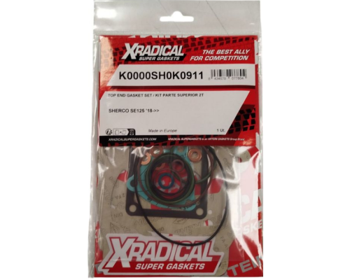 XRADICAL(ARTEIN GASKETS) TOP-END SHERCO SE 125 '18-'26 ( P400462600004 )