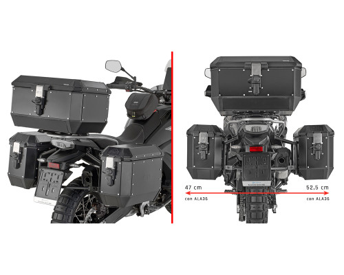 GIVI ONE-FIT MONOKEY SIDE CASE RACK - CF MOTO 1000MT-X (2026)