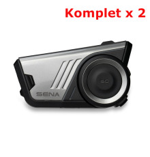 МОТОЦИКЛЕТНИЙ ДОМОФОН SENA 60S QUANTUM MESH 3.0 2.0 BLUETOOTH 5.3 ХВИЛІ ДО 2000 М З FM-РАДІО ТА АУДІОСИСТЕМОЮ HARMAN KARDON (КОМПЛЕКТ З 2 КОМПЛЕКТІВ) (60S-01D) (EL)