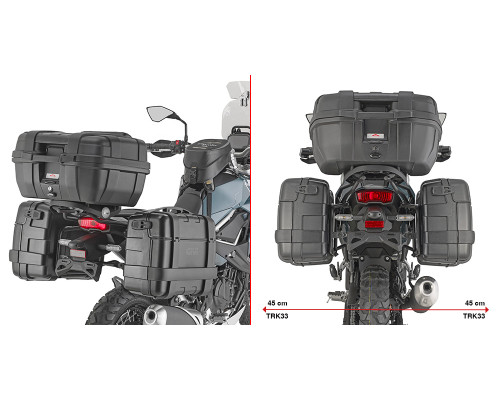 GIVI ONE-FIT MONOKEY SIDE CASE FRAME - KAWASAKI kle 500 / kle 500 se (26)