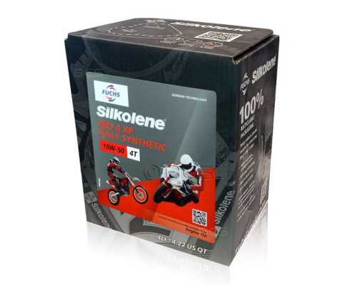 Моторна олива SILKOLENE FUCHS 100% синтетична ефірна PRO 4 XP 10W50 4 л (NT)