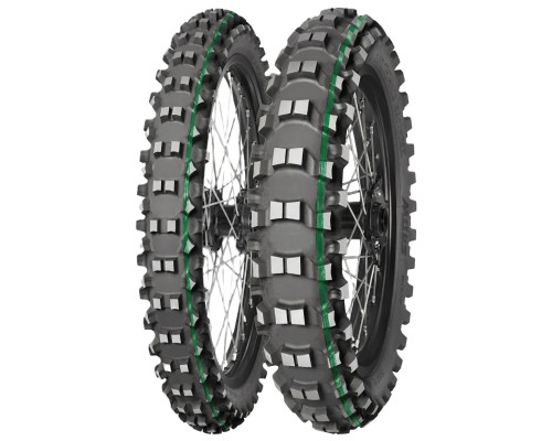 ШИНА MITAS 120/90-18 TERRA FORCE-EX SM SUPER LIGHT (ТЕХНІЧНИЙ ЕНДУРО) (ЗЕЛЕНА СМУГА) 65R TT ЗАДНЯ DOT 49/2025 (460120)(ЗАМІНА: 70000220)