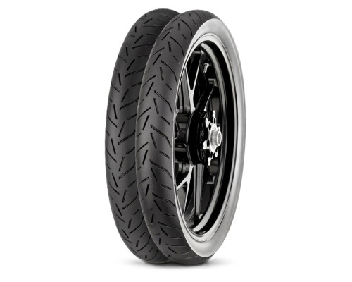 Шина CONTINENTAL 90/80-17 CONTISTREET 46P TL M/C ПЕРЕДНЯ DOT 17/2025 (240415)