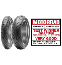 ШИНА DUNLOP 120/70ZR17 SPORTMAX ROADSMART IV GT (58W) TL ПЕРЕДНЯ DOT 03/2026