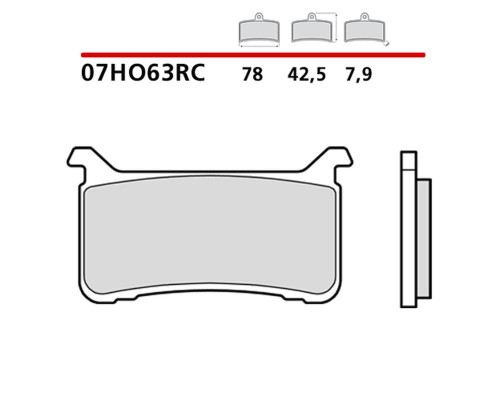BREMBO 2026/05 KH700 RACING RC ПЕРЕДНІ ГАЛЬМІВНІ КОЛОДКИ