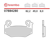 ГАЛЬМІВНІ КОЛОДКИ BREMBO 2026/06 KH779 ДЛЯ ДОРОЖНЬОГО / ПОЗАДОРОЖНЬОГО ВИГОТОВЛЕННЯ, СПРАВЖНІ СПЕЧЕНІ (МЕТАЛЕВА СПЕЧЕНА СПІДОВА КОМАНДНА МАШИНА OEM) BMW R 1300 GS / ADV / R / RS / RT '23-'26
