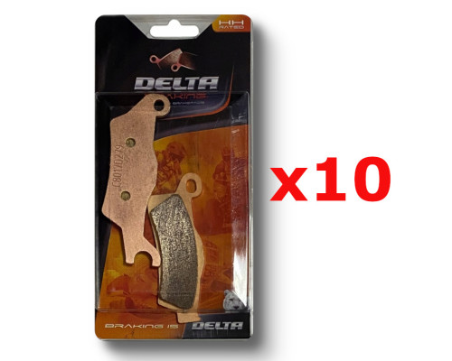 ГАЛЬМІВНІ КОЛОДКИ DELTA BRAKING, НАБІР З 10 ШТУК, KH307, YAMAHA YFM, ЗАДНІ - ЗАМІНА DB2400MX-D ТА DB2400QD-D (НАБІР З 10 ШТУК)