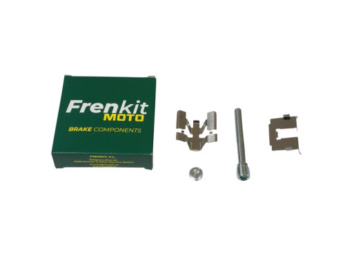 FRENKIT MOTO 2026/05 NISSIN КРІПЛИННІ ПЛАСТИНКИ, ШТИФТИ ТА КОМПЛЕКТ ЗАХИСТУ ГАЛЬМІВНОГО СУПОРТА ЗАДНІ HONDA NT 400 / 600 BROS '88-'91, CB 400 SUPER FOUR '92-'97, NTV 650 '88-'98, XL 600 V TRANSALP '87-'93