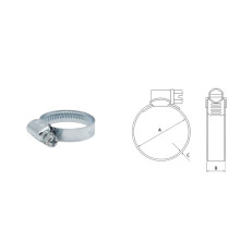 Гвинтовий затискач PROMX DGC W2 - 10-16/9 мм - 5 штук