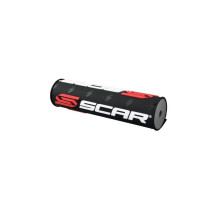 Губка для керма SCAR RACING (CROSSMARTER) MINI/DIRT (210 мм) чорна з логотипом SCAR