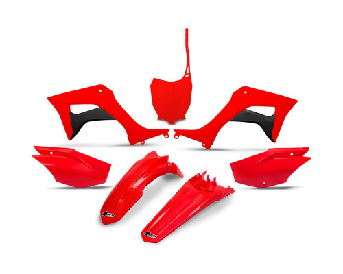 Набір пластику UFO 2026/05 HONDA CRF 110F '19-'26, CRF 125 '25-'27 ЧЕРВОНИЙ OEM