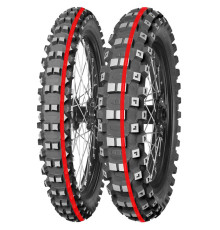 Шина MITAS 90/90-14 TERRA FORCE-MX MH PITCROSS MEDIUM HARD (ЧЕРВОНА СМУГА) TT 46M NHS ПЕРЕДНЯ DOT 2026 (DOT:JXDS) (460055) (замінює:70000362,70001367)