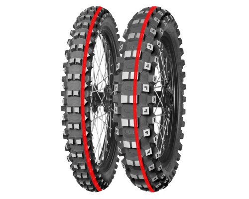 Шина MITAS 90/90-14 TERRA FORCE-MX MH PITCROSS MEDIUM HARD (ЧЕРВОНА СМУГА) TT 46M NHS ПЕРЕДНЯ DOT 2026 (DOT:JXDS) (460055) (замінює:70000362,70001367)