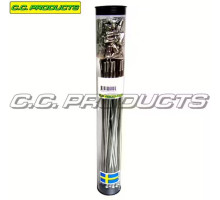 СПИЦІ CC 2026/07 КОМПЛЕКТ ЗАДНІХ 17-ДЮЙМОВИХ ДИСКІВ YAMAHA XT 250 '80-'87, XT 350 '85-'00, TT 250 '80-'82 (9G/250-36) (50-111) (OEM: 3Y1-25304-00) (ПРОДУКТИ CC)