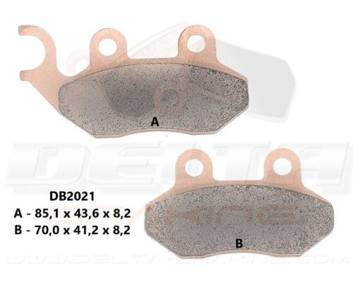 ГАЛЬМІВНІ КОЛОДКИ DELTA BRAKING KH264