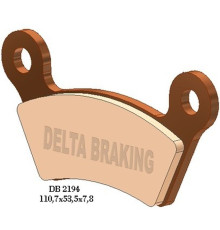 ГАЛЬМІВНІ КОЛОДКИ DELTA BRAKING KH473 CAN-AM SPYDER RS / RS-S / RT / RT LTD / RT-S '10-12, RS SE5 / SM5 '08-09 ЗАДНІ ЛІВІ - ЗАМІНА DB2194RD-N4