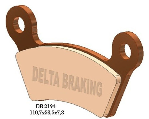 ГАЛЬМІВНІ КОЛОДКИ DELTA BRAKING KH473 CAN-AM SPYDER RS / RS-S / RT / RT LTD / RT-S '10-12, RS SE5 / SM5 '08-09 ЗАДНІ ЛІВІ - ЗАМІНА DB2194RD-N4
