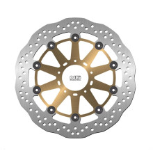 ПЕРЕДНІЙ ГАЛЬМІВНИЙ ДИСК DUCATI 749/848/999/1000/1100 '02-17 (320X72X4.5MM) (5X8.25MM) ХВИЛЯСТИЙ ПЛАВАЮЧИЙ ЗОЛОТИЙ ЦЕНТР