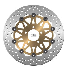 ПЕРЕДНІЙ ГАЛЬМІЙНИЙ ДИСК NG KAWASAKI ZZR 250 '90-'95 (300X61X4.5MM) (5X10.25MM) ЗОЛОТОГО КОЛІРУ, ЩІЛЬНИЙ