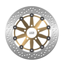 ПЕРЕДНІЙ ГАЛЬМІЙНИЙ ДИСК SUZUKI GSX-F 750 '85-'88, GSX-R 750 '85-'87 (300X61X5MM) (5X10,25MM) З ПЛАВАЮЧИМ ЗОЛОТИМ ЦЕНТРОМ