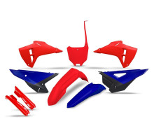 КОМПЛЕКТ ПЛАСТИКОВИХ ДЕТАЛЕЙ UFO 2026/07 HONDA CRF 250 R / RWE '25-'27, CRF 450 R / RWE '25-'26, КОЛІР OEM 2027 (ЧЕРВОНИЙ / СИНІЙ)