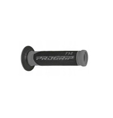 ДОРОЖНІ ЗАХИСТИ PROGRIP 2026/04 PG732 (22+25 мм, довжина 125 мм) СІРИЙ/ЧОРНИЙ ВІДКРИТИЙ КІНЕЦЬ (ДВОКОМПОНЕНТНІ) (732-187)
