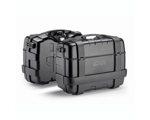 GIVI KUFER CENTRALNY LUB BOCZNY (PARA = 2 SZTUKI) MONOKEY TREKKER BLACK LINE (33LT) WERSJA LITE