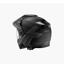 SENA 2026/07 KASK OUTLANDER DUAL SPORT FIBERGLASS Z INTERKOMEM MESH 3.0 DO 2000M ROZMIAR L KOLOR CZARNY MATT ( ECE R22.06 ) (EL)