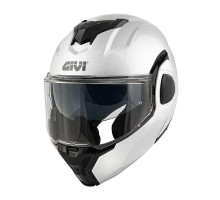 GIVI KASK X.36 FIBER - SZCZĘKOWY Z BLĘDĄ I SZCZĘKĄ PRZESUWANĄ DO TYŁU - BIALY - ROZMIAR L / 60