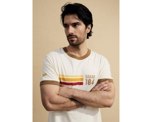DIVERSE NOWOŚĆ EXTREME TEAM - DAKAR RALLY - KOSZULKA DKR RACE KOLOR KOŚĆ SŁONIOWA ROZMIAR L