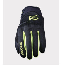 FIVE RĘKAWICE TEKSTYLNE GLOBE EVO KOLOR CZARNY/ŻÓŁTY FLUO ROZMIAR 13 (3XL)