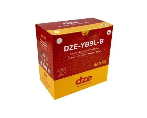 DZE AKUMULATOR ŻELOWY YB9L-B 12V 9AH 120A 135X75X138 BEZOBSŁUGOWY - ZALANY (12)