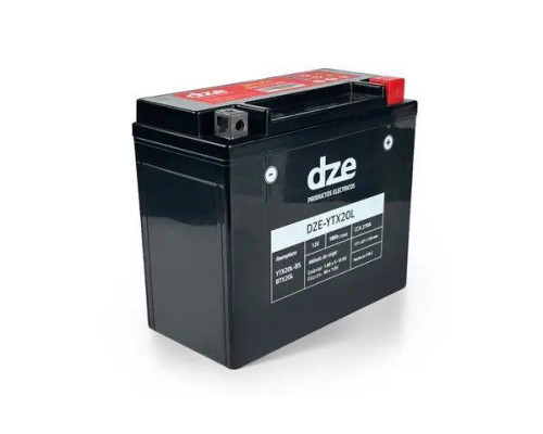DZE AKUMULATOR ŻELOWY YTX20L 12V 20AH 310A 175X87X155 BEZOBSŁUGOWY - ZALANY (12)