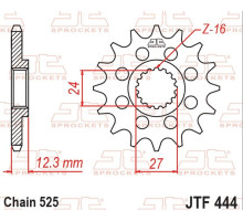 JT 2026/07 ZĘBATKA PRZEDNIA Z GUMĄ 2309 17 SUZUKI GSXR 1000 (GSX-R) '17-'25 (230917JT) (OEM: 27510-17K00) (ŁAŃC. 525)