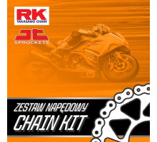 RK ZESTAW NAPĘDOWY KOMPLETNY KOVE 800 X RALLY '24-'25 (16/45/520XRE-120K) (ZĘBATKI JT, PRZEDNIA Z GUMĄ, ŁAŃCUCH RK XRE STANDARD, ZAKUWKA)