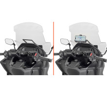 KAPPA 2026/09 ПОПЕРЕЧКА ДЛЯ ZAMONTOWANIA TOREB I КРІПЛЕНЬ GPS / SMARTPHONE HONDA FORZA 750 '25-26